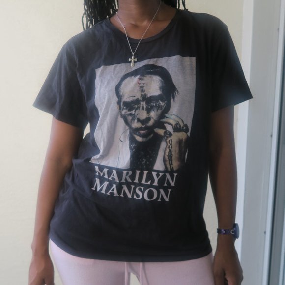 Marilyn Manson Tshirt Size Large - Picture 1 of 5